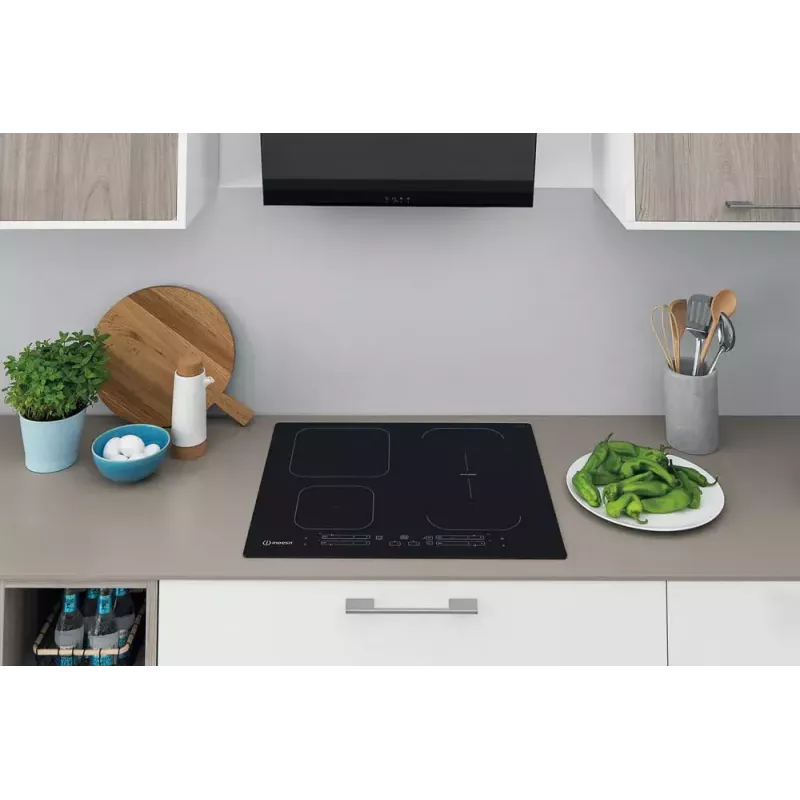 Indesit IB 65B60 NE Negro Integrable 59 cm Placa de inducción 4 zona(s)