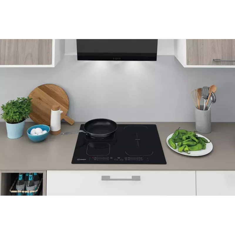 Indesit IB 65B60 NE Negro Integrable 59 cm Placa de inducción 4 zona(s)