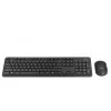 Conjunto inalámbrico de teclado y ratón ASUS CW100 — distribución US, negro, teclado QWERTY de tamaño completo, ratón de 1600 DPI