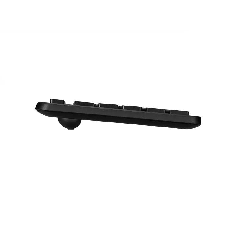 Conjunto inalámbrico de teclado y ratón ASUS CW100 — distribución US, negro, teclado QWERTY de tamaño completo, ratón de 1600 DPI