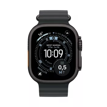 Smartwatch Apple Watch Ultra 3 GPS + Cellular 49mm carcasa Black Titanium con correa Ocean Band negra