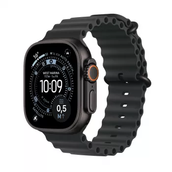 Smartwatch Apple Watch Ultra 3 GPS + Cellular 49mm carcasa Black Titanium con correa Ocean Band negra