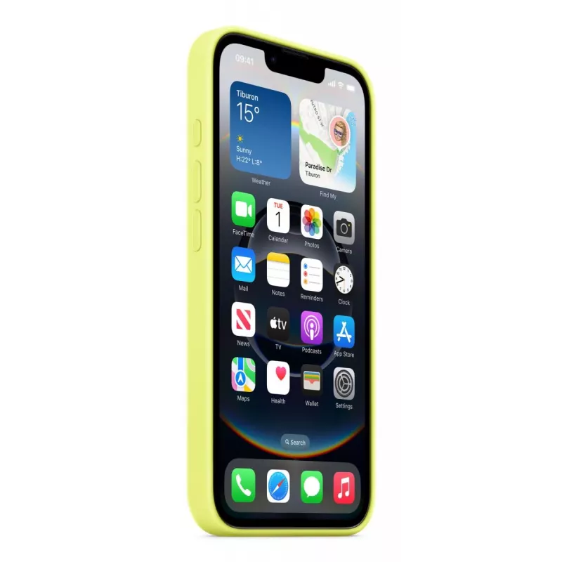 Funda Apple MGYW4ZM/A Amarillo iPhone 16e 15,5 cm (6,1
