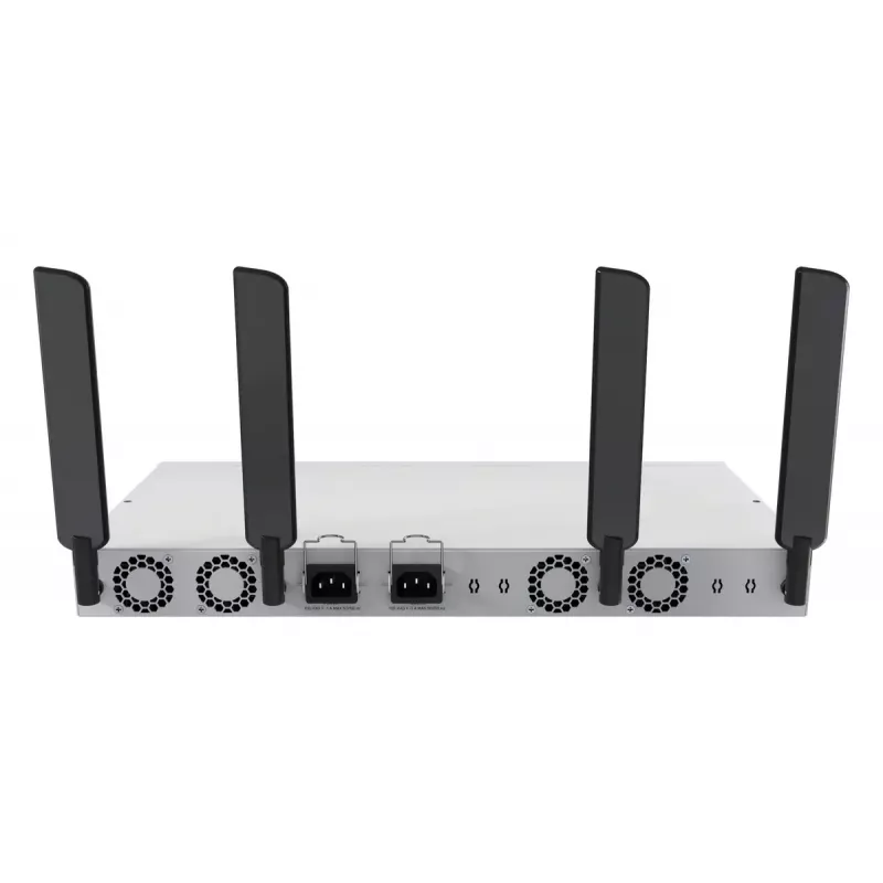 Switch de red MikroTik CRS418-8P-8G-2S+5axQ2axQ-RM — L2/L3, 17× Gigabit RJ-45, 2× SFP+, PoE (802.3af/at), rack 1U