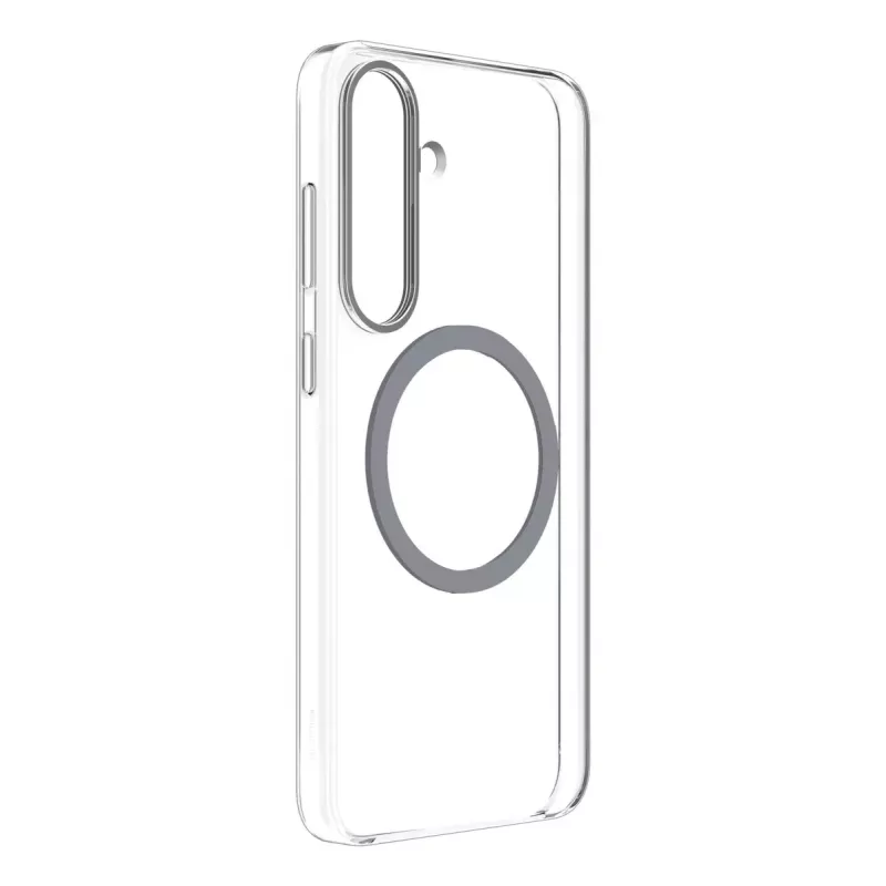 Samsung GP-FFS936YCATW Clear Magnet funda para Galaxy S25+, Qi2, transparente