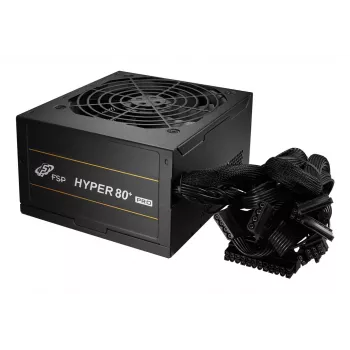 Fuente de alimentación FSP HYPER 80+ PRO 450W ATX ATX3.1 negra, 450 W, 200 - 240 V, 50/60 Hz, 3 A, activa, 85 W
