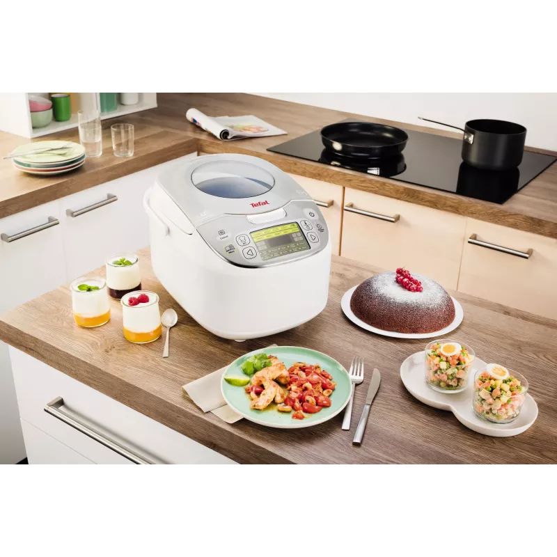 Olla multifunción Tefal RK8121 5 L 750 W plata, blanco