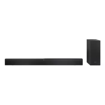 Barra de sonido Sharp HT-SBW310 2.1 canales 330 W negra con cable e inalámbrica