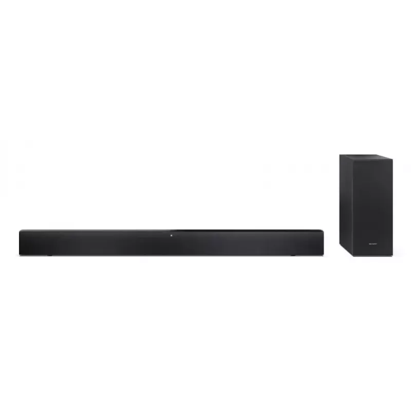 Barra de sonido Sharp HT-SBW310 2.1 canales 330 W negra con cable e inalámbrica