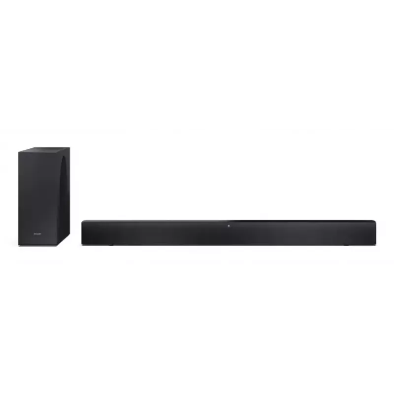 Barra de sonido Sharp HT-SBW310 2.1 canales 330 W negra con cable e inalámbrica