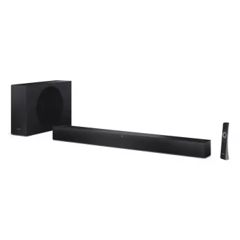 Barra de sonido Sharp HT-SBW310 2.1 canales 330 W negra con cable e inalámbrica