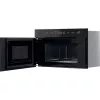 Microondas empotrable Whirlpool MBNA920B, grill, 750 W, 22 L, negro, puerta push