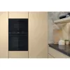 Microondas empotrable Whirlpool MBNA920B, grill, 750 W, 22 L, negro, puerta push
