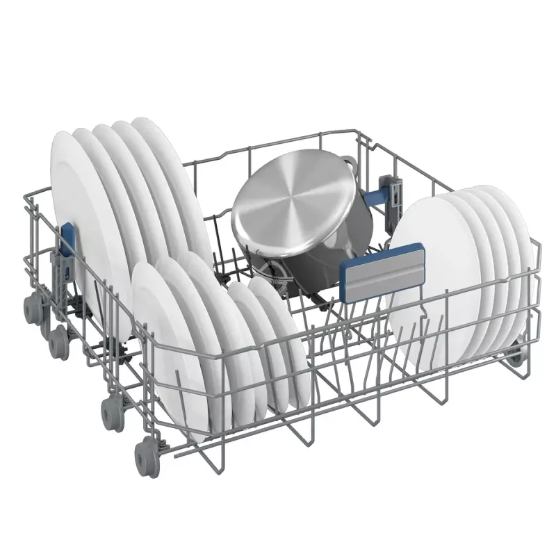 Lavavajillas totalmente integrable BEKO BDIN36532 — 15 cubiertos, 60 cm, acero inoxidable, 45 dB, clase de eficiencia energética D