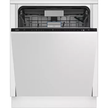 Lavavajillas totalmente integrable BEKO BDIN36532 — 15 cubiertos, 60 cm, acero inoxidable, 45 dB, clase de eficiencia energética D