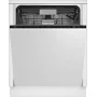 Lavavajillas totalmente integrable BEKO BDIN36532 — 15 cubiertos, 60 cm, acero inoxidable, 45 dB, clase de eficiencia energética D