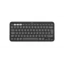 Teclado Logitech Pebble Keys 2 K380s Universal RF Wireless + Bluetooth QWERTY US International Grafito