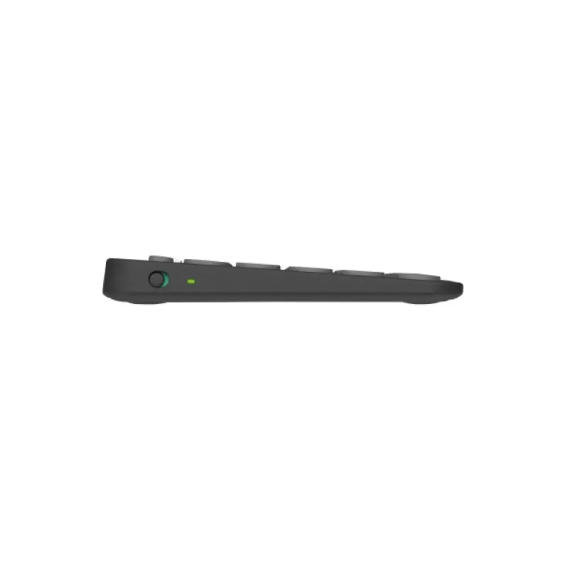 Teclado Logitech Pebble Keys 2 K380s Universal RF Wireless + Bluetooth QWERTY US International Grafito