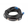 Cable HDMI LANBERG CA-HDMI-20CU-0200-BK — 20 m, HDMI 2.0, 18 Gbit/s, 4K (2160p), 144 Hz, ARC, Ethernet, dorado