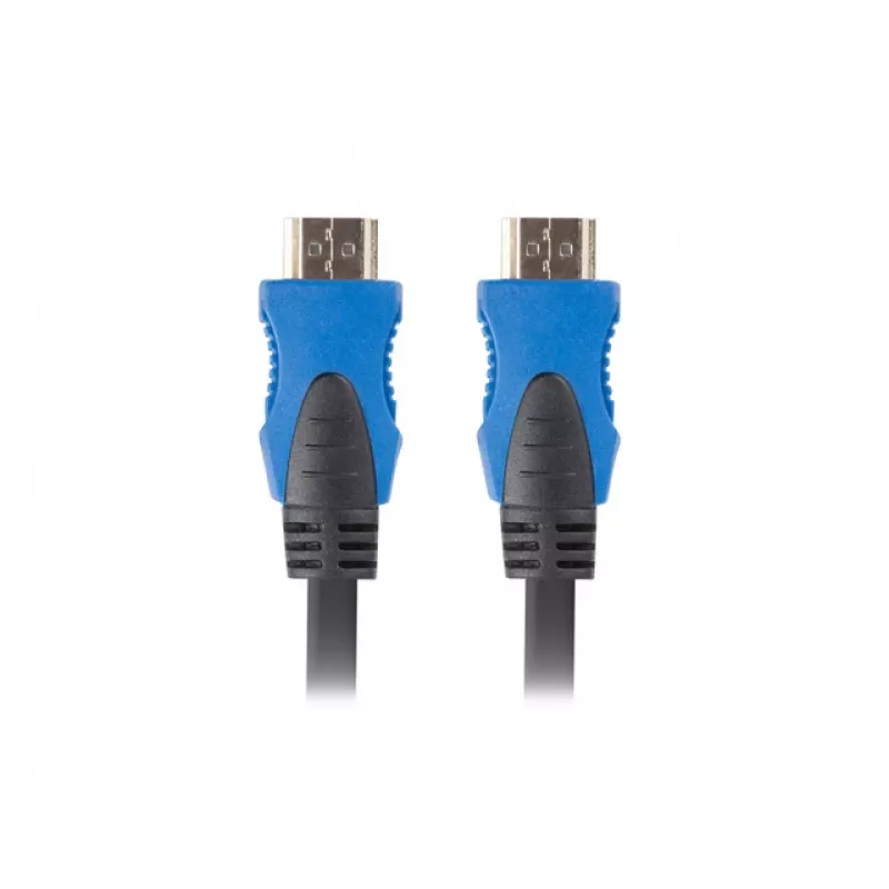 Cable HDMI LANBERG CA-HDMI-20CU-0200-BK — 20 m, HDMI 2.0, 18 Gbit/s, 4K (2160p), 144 Hz, ARC, Ethernet, dorado