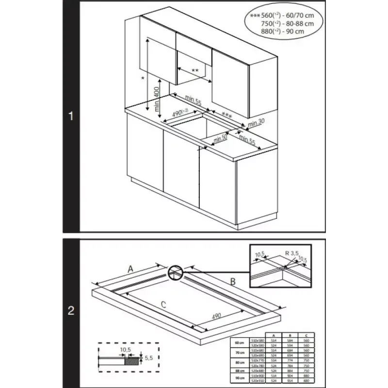 Placa de inducción BEKO HII64720QUF2T, 60 cm, 4 zonas, control táctil