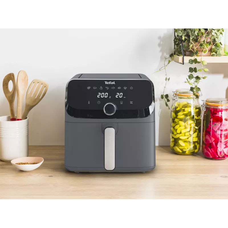 Freidora Tefal Easy Fry Mega EY855BE0 individual 7,5 l de sobremesa 2020 W freidora de aire gris