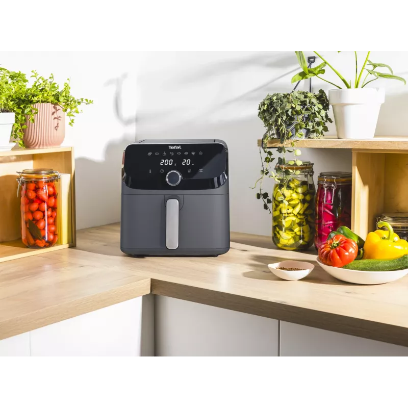 Freidora Tefal Easy Fry Mega EY855BE0 individual 7,5 l de sobremesa 2020 W freidora de aire gris