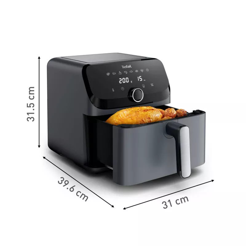 Freidora Tefal Easy Fry Mega EY855BE0 individual 7,5 l de sobremesa 2020 W freidora de aire gris