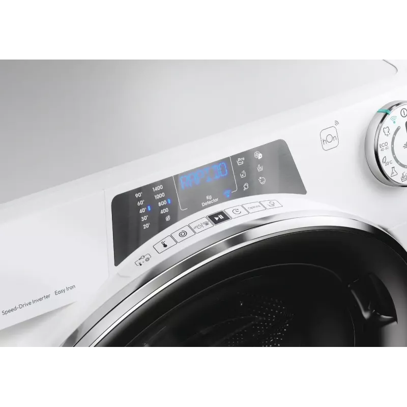 Lavadora Candy RapidÓ PRO RP4 476BWMBC/1-S carga frontal 7 kg 1400 RPM blanca
