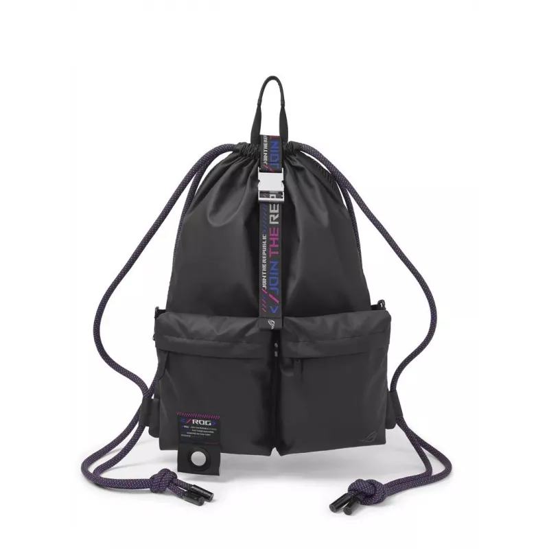 Mochila ASUS BD3700 ROG SLASH bolsa multiusos con cordón negra 810g