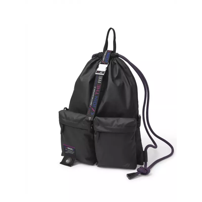 Mochila ASUS BD3700 ROG SLASH bolsa multiusos con cordón negra 810g