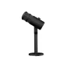 Micrófono para PC con cable GENESIS Radium 350D – USB Type-A/Type-C, sensibilidad -48 dB, 16–14.000 Hz, cable de 2,5 m, negro
