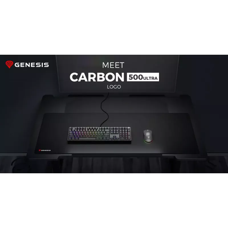 Alfombrilla de ratón GENESIS Carbon 500 Ultra Logo