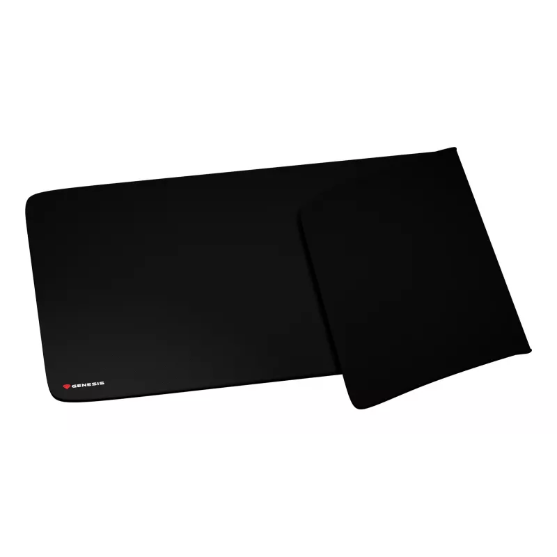 GENESIS Carbon 500 Hyper Logo, negra, monocromática, tela, goma, alfombrilla de ratón gaming