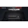 GENESIS Carbon 500 Hyper Logo, negra, monocromática, tela, goma, alfombrilla de ratón gaming