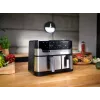 Freidora Tefal Dual Easy Fry & Grill EY905D doble 8,3 L de sobremesa 2700 W freidora de aire acero inoxidable