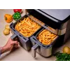 Freidora Tefal Dual Easy Fry & Grill EY905D doble 8,3 L de sobremesa 2700 W freidora de aire acero inoxidable