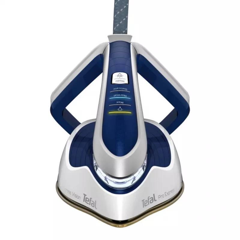 Tefal Pro Express Vision GV9812 3000 W 1,1 L suela Durilium AirGlide Autoclean Azul, Blanco