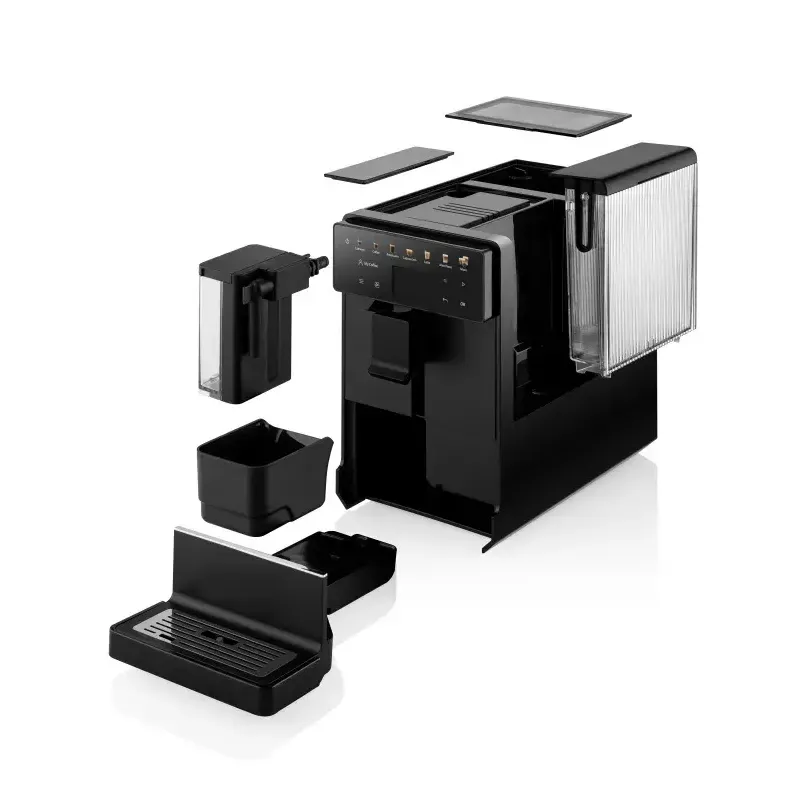 Cafetera ETA Acorto ETA918090000 1.4L, 1400W, 19 bar, espumador de leche, negra