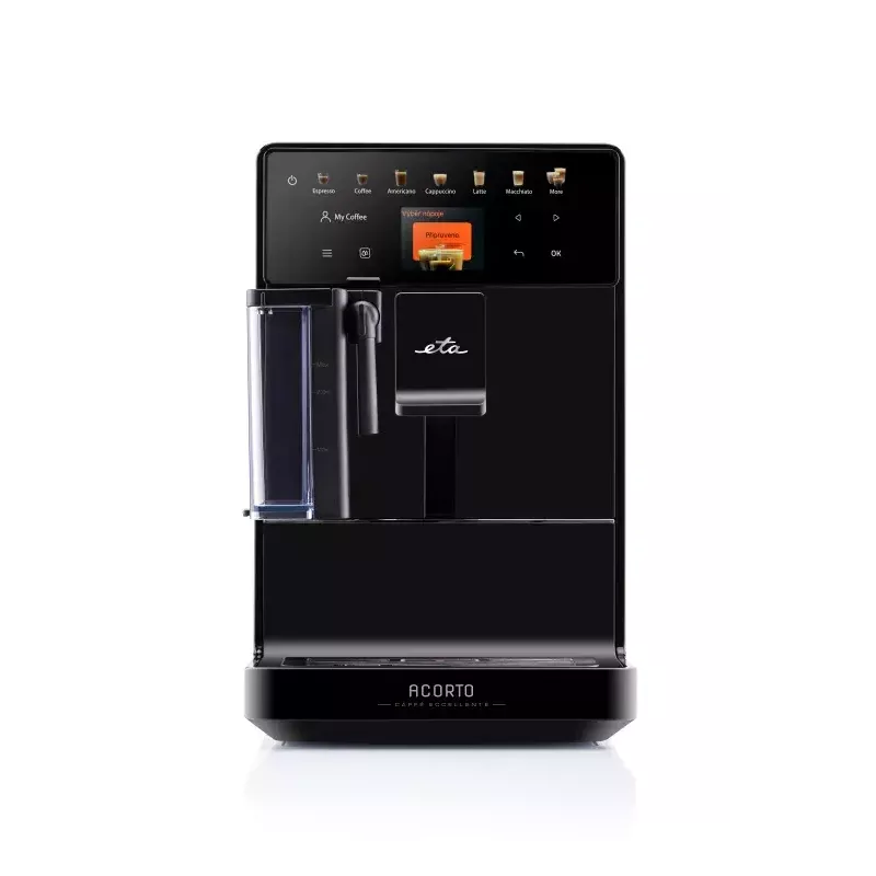 Cafetera ETA Acorto ETA918090000 1.4L, 1400W, 19 bar, espumador de leche, negra