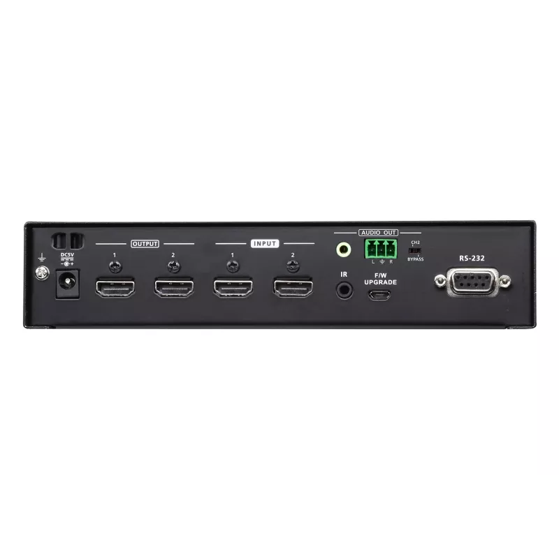 ATEN 2 x 2 True 4K HDMI Matrix Switch con audio de-embedder