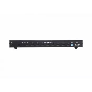 ATEN Splitter HDMI 8 puertos True 4K, HDMI, 8x HDMI, 4096 x 2160 píxeles, Negro, Metal, 4K Ultra HD