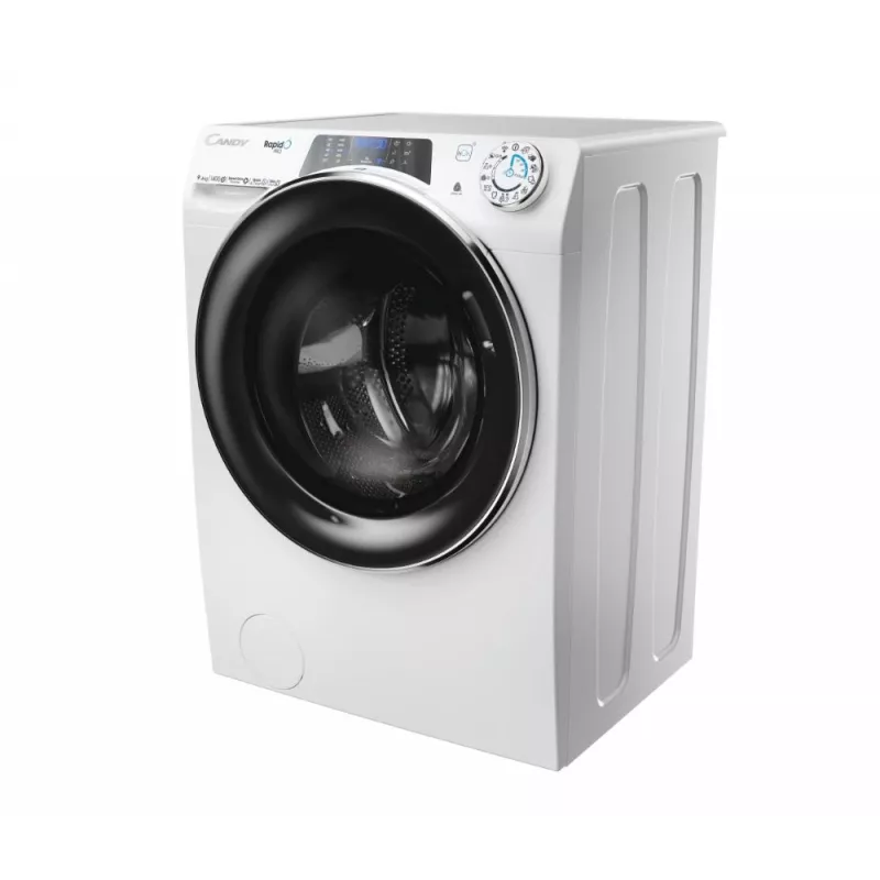 Lavadora secadora Candy RapidÓ PRO RPW4966BWMBC/1-S – independiente, carga frontal, 6 kg lavado/secado, 1400 rpm, blanca
