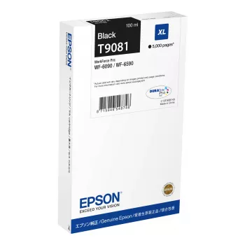 Cartucho de tinta Epson C13T90814N Negro, Original de alta capacidad (XL)