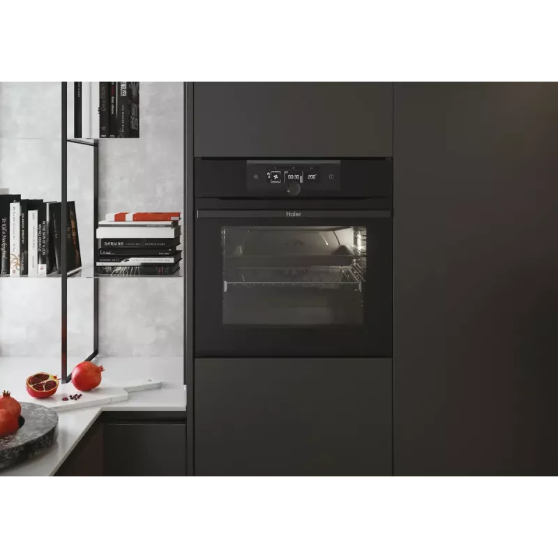 Horno de empotrar Haier I-Turn Series 2 HWO60SM2F3BH 70L Negro