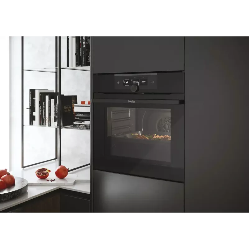 Horno de empotrar Haier I-Turn Series 2 HWO60SM2F3BH 70L Negro