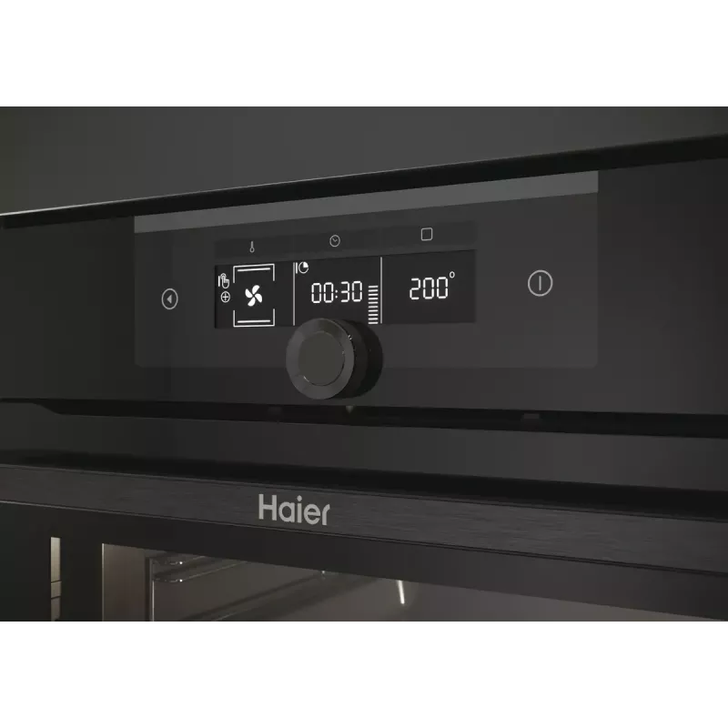 Horno de empotrar Haier I-Turn Series 2 HWO60SM2F3BH 70L Negro