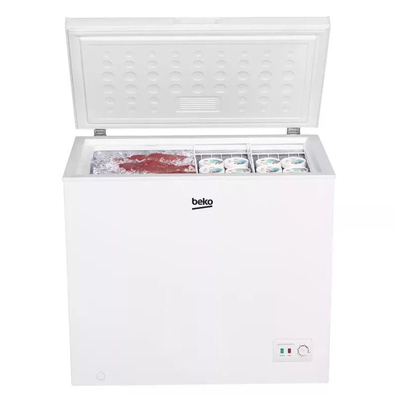 Arcón congelador BEKO CF200EWN — 198 L, clase energética E, 40 dB, blanco
