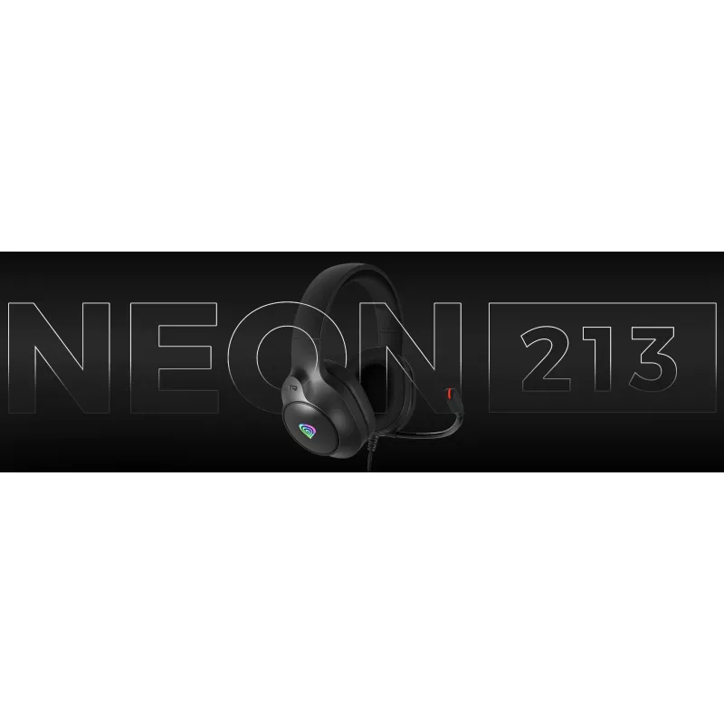 GENESIS NEON 213, con cable, llamadas / música, 20 – 20000 Hz, 302 g, auricular, negro