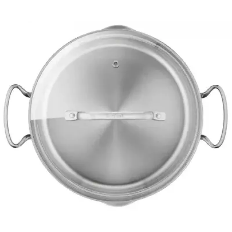 Olla Tefal DUETTO+ G7194355, 2 l, redonda, acero inoxidable, 18 cm